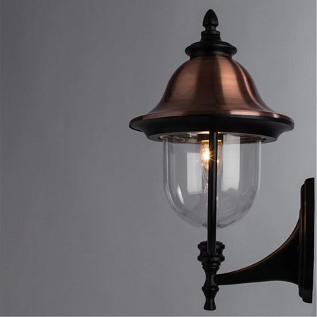 Уличный настенный светильник ARTE LAMP A1481AL-1BK - фото