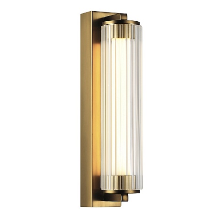 Светильник настенный ST-Luce Латунь/Прозрачный LED 1*8W 4000K SL6224.301.01 - фото