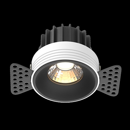 Встраиваемый светильник Technical Round DL058-12W3K-TRS-B - фото