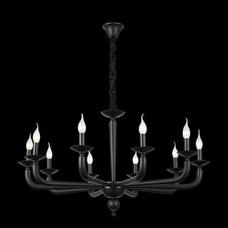 Люстра подвесная ST-Luce Черный E14 10*40W SL1114.403.10 - фото