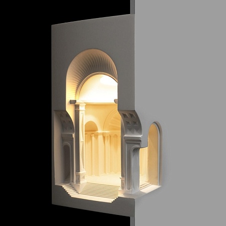 10355A Гипсовый встраиваемый светильник под покраску LOFT IT Antique - фото