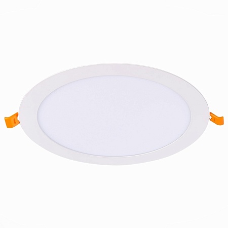 Св-к встр. Белый LED 1*18W 3000K 1 296Lm Ra80 110° IP20 D225xH8 90-265V ST209.538.18 - фото