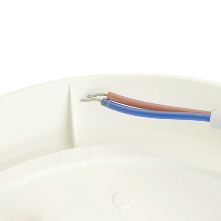 Светильник светодиодный пылевлагозащищённый с ИК-датчиком Feron AL3006 в пластиковом корпусе 18W 4000K 220V IP65 белый - фото