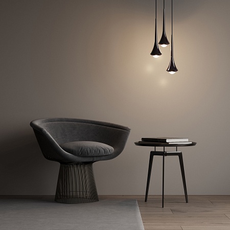 Подвесной светильник Hill чёрный жемчуг 50211 LED Elektrostandard - фото