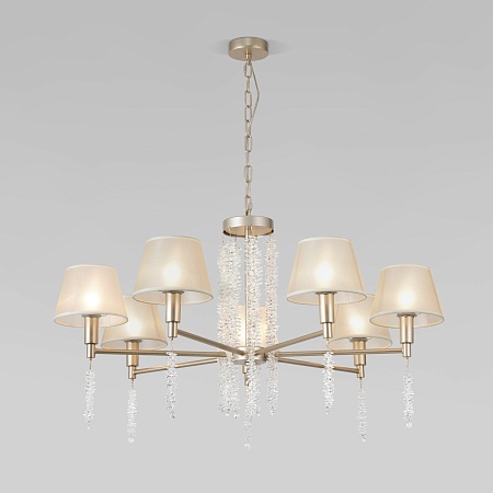 Подвесной светильник Eurosvet 60148/7 матовое золото - фото