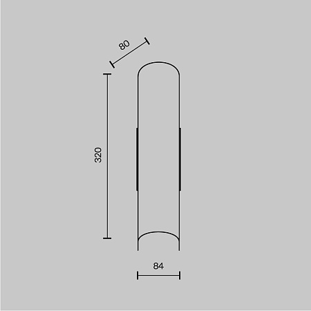 Настенный светильник (бра) Maytoni Gioia P011WL-02CH - фото