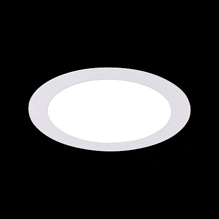Св-к встр. Белый LED 1*12W 4000K 816Lm Ra80 110° IP20 D170xH8 90-265V ST209.548.12 - фото