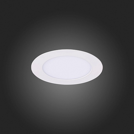Св-к встр. Белый LED 1*6W 4000K 480Lm Ra80 110° IP20 D90xH30 220-240V ST210.548.06 - фото