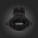 Св-к встр. Zoom Черный LED 1*12W 4000K 960Lm Ra90 15°-60° IP20 D115xH95 170-240V ST701.448.12 - фото
