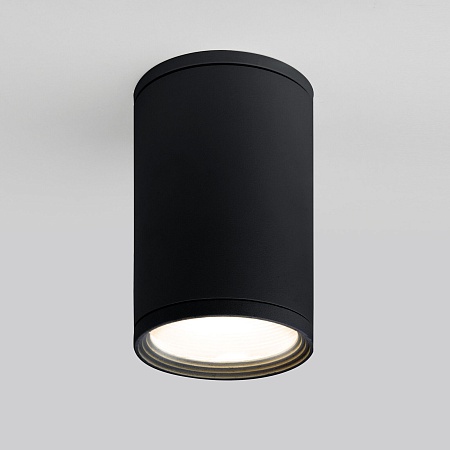 Уличный потолочный светильник Light IP65 35128/H черный Elektrostandard - фото
