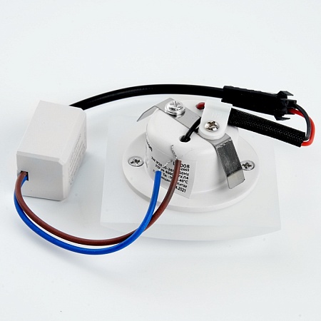 Светодиодный светильник Feron LN008 встраиваемый 3W 4000K, белый - фото