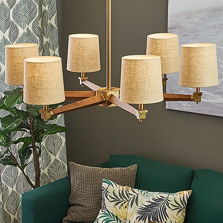 Люстра Jorgenson D85 Beige/Light Wood Imperiumloft 203573-26 - фото