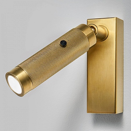 Бра Chelsom Wall Led Knurl Brass Imperiumloft 144237-22 - фото