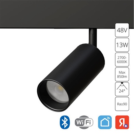 Магнитный трековый светильник Arte Lamp LINEA SMART A4691PL-1BK - фото