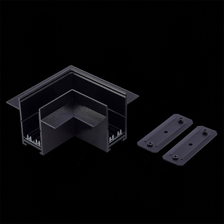 Угол-соединитель для встраиваемого шинопровода Skyline 220 ST-Luce Черный ST021.422.14 - фото