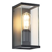Светильник настенный ST-Luce темно-серый/прозрачный E27 1*15W SL9019.701.01