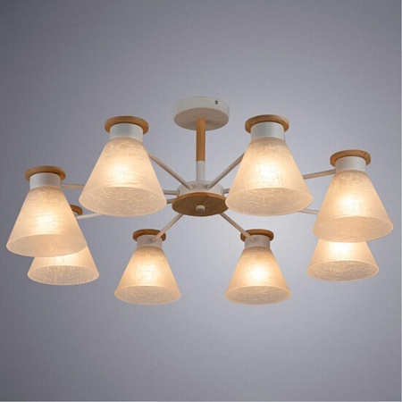 Потолочная люстра Arte Lamp TYLER A1031PL-8WH - фото