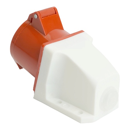 Розетка стационарная ST-125 32А 380В 3P+PE+N IP44, RST32-125-44, Stekker - фото