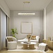 Светильник подвесной ST-Luce Латунь/Прозрачный LED 1*60W 4000K SL1622.323.01 - фото