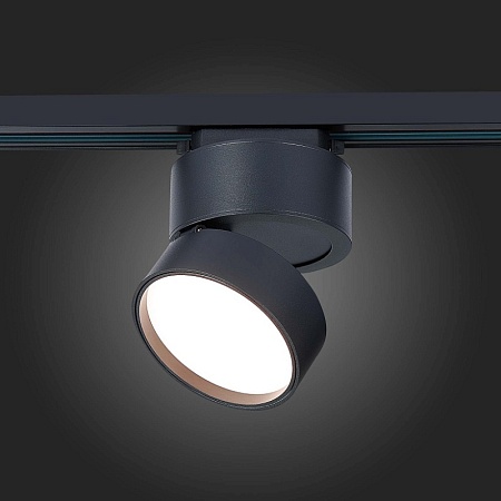 Св-к трек. Черный LED 1*14W 3000K 1 100Lm Ra>90 120° IP20 D104xH128 170-240VV ST651.436.14 - фото