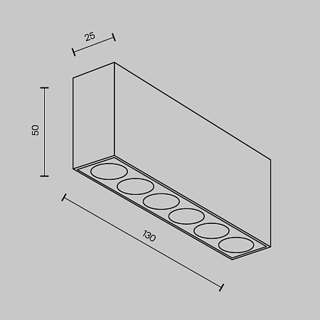 Потолочный светильник Technical C066CL-12W3-6K-B - фото