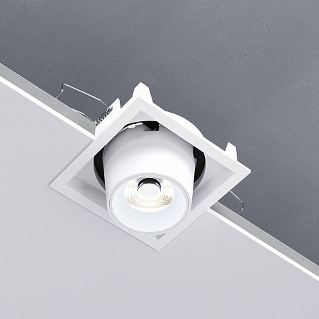 Потолочный светодиодный светильник поворотный Conner 8W 4000K белый 25087/LED Elektrostandard - фото