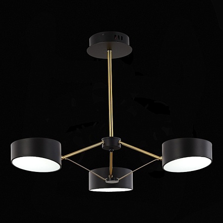 Светильник потолочный Черный, Золотистый/Черный LED 3*10W SLE6005-402-03 - фото