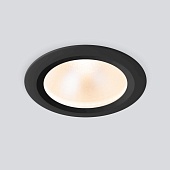 Встраиваемый точечный светильник IP54 35128/U черный Elektrostandard