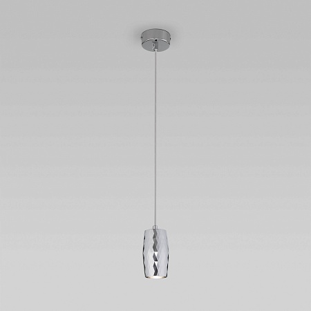 Подвесной светильник Eurosvet 50246/1 LED/ хром - фото
