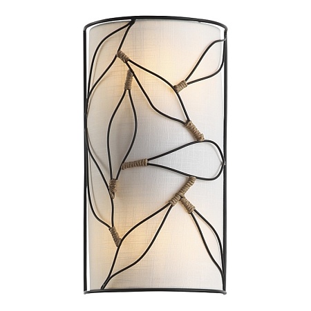 Светильник настенный ST-Luce Черный/Бежевый E27 2*60W SL6228.401.02 - фото