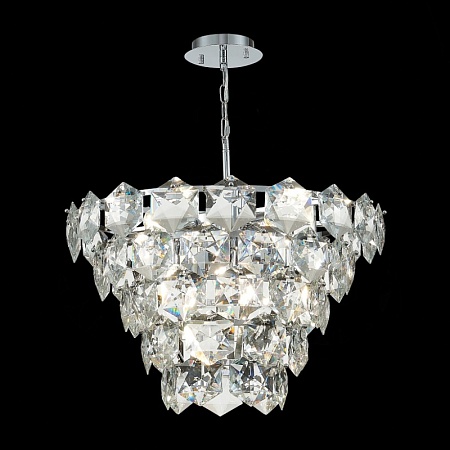 Люстра подвесная ST-Luce Хром/Прозрачный E14 9*40W SL1631.103.09 - фото