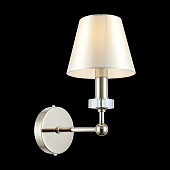 Светильник настенный ST-Luce Никель/Белый E14 1*40W SL1755.151.01
