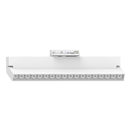 Светильник трековый светодиодный на шинопровод 18W, 1620 Lm, 4000К, 30 градусов, белый, Feron AL139 серия LensFold - фото