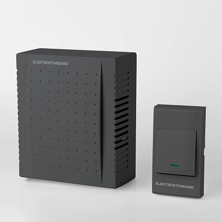 Звонок электромеханический 1M IP44 DBQ26M WM черный Elektrostandard - фото