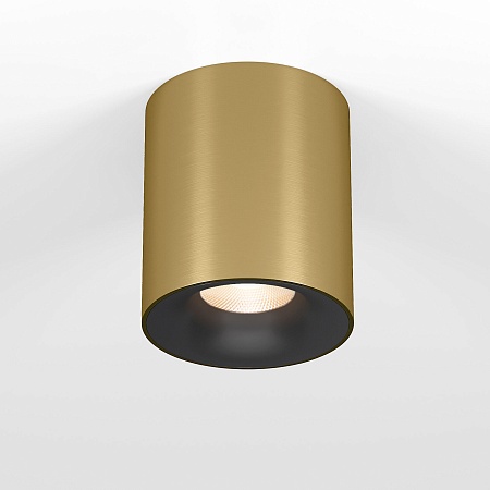 Светильник потолочный светодиодный Primo 12W 3000K латунь 25116/LED Elektrostandard - фото