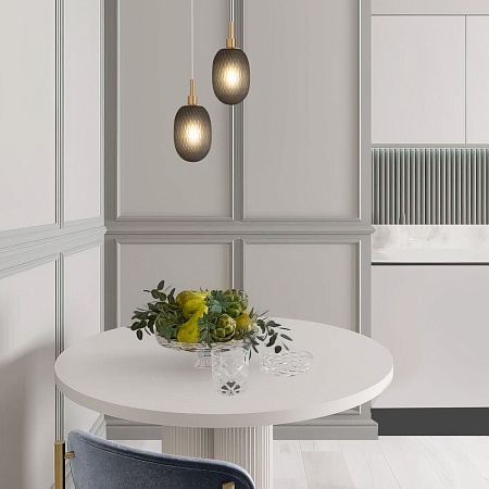 Подвесной светильник Eurosvet 50266/1 дымчатый - фото