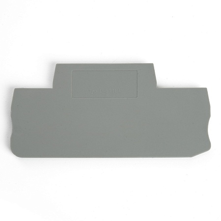 LD563-1-40 Торцевая заглушка для ЗНИ LD555 4 мм²  (JXB ST 4), серый STEKKER - фото