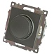 Выключатель диммирующий TRIAC (механизм) 250В, 500W, серия Катрин, графит, GLS10-7106-06 - фото