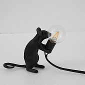 Настольная Лампа Mouse Sitting Черный Imperiumloft 178307-22
