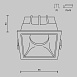 Встраиваемый светильник Technical Alfa LED DL043-01-15W4K-D-SQ-WB - фото