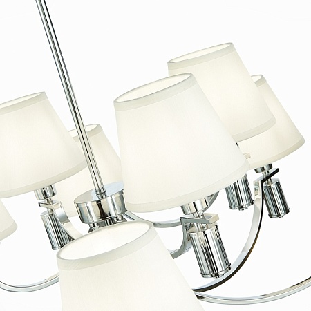 Светильник подвесной Хром/Белый E14 12*40W SLE111303-12 - фото