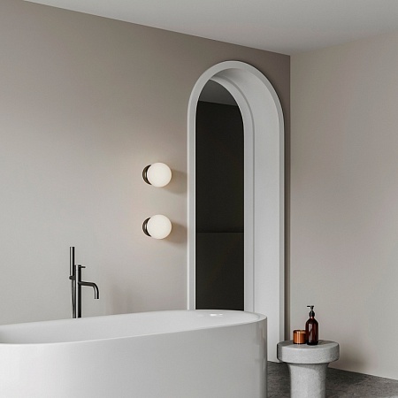 Светильник настенный Золотистый/Белый E27 1*40W SL717.201.01 - фото