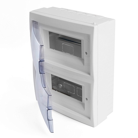 Бокс настенный STEKKER EBX50-3/16-20 16 модулей, пластик, серия Standart - фото