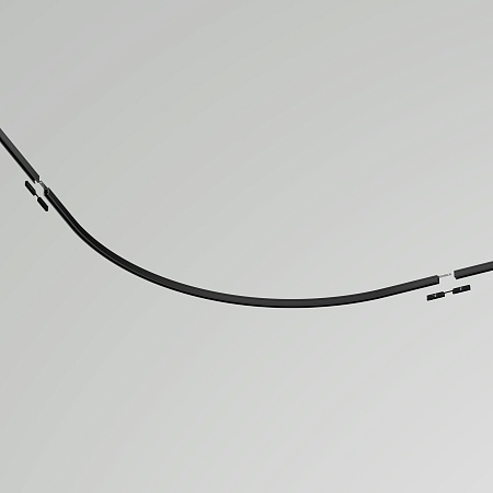 Коннектор радиусный R900 накладной Levity черный - фото