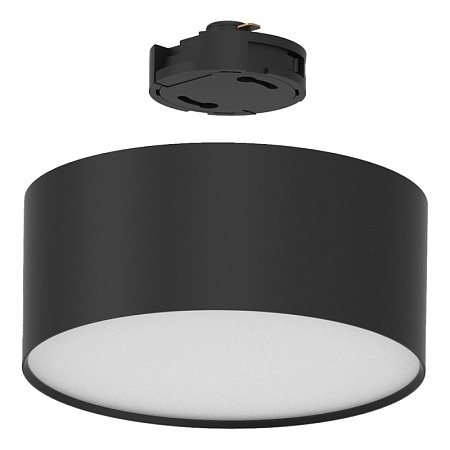 Светодиодный светильник Feron AL129 трековый однофазный на шинопровод 18W 4000K 110 градусов черный - фото