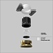 Встраиваемый светильник Technical Round DL058-12W4K-TRS-BS - фото