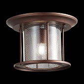Светильник уличный потолочный ST-Luce Темный кофе/Прозрачный, Темный кофе E27 1*60W SL080.402.01