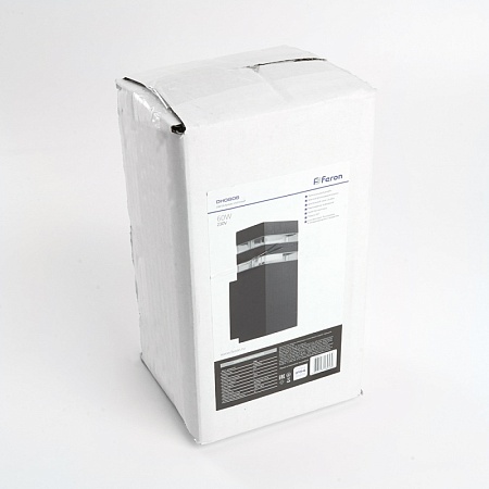 Светильник садово-парковый Feron DH0806, на стену вверх,  E27 230V, черный - фото