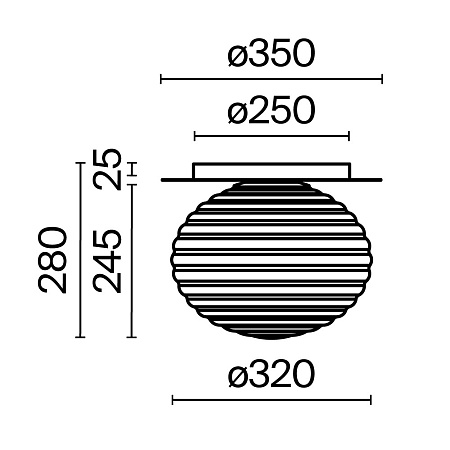 Потолочный светильник Maytoni Reels MOD268CL-01B - фото