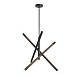 Светильник подвесной ST-Luce Черный, Коричневый E14 6*40W SL6226.403.06 - фото